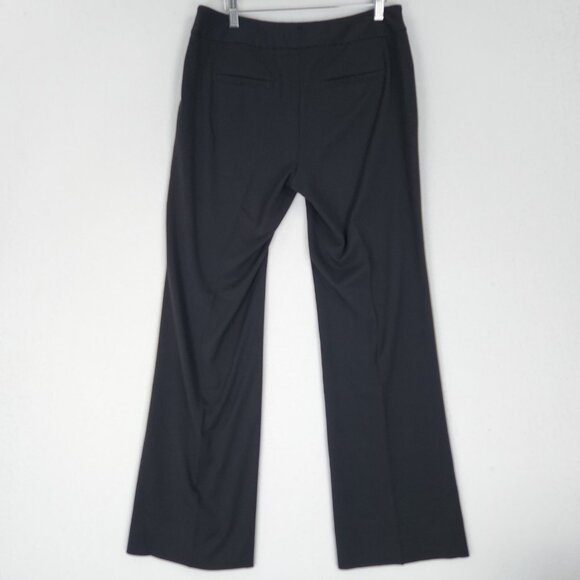WHBM Pants Womens 8 Black Legacy Modern Boot Cut Mid Rise Flat Front Classic - Picture 9 of 13